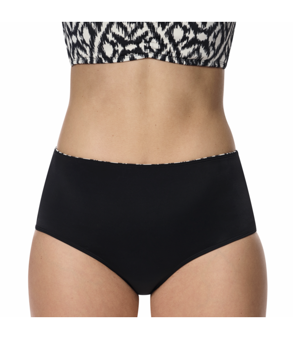 Amoena  Amoena Salta bikinislip met brede omslag – Zwart/Off‑white  Waarom? - De H1 hoort nooit je winkelnaam te bevatten - De H1 moet puur het product beschrijven - “Bodyfashion Born” hoort alleen in de SEO‑title, niet in de H1 - Dit is consistent met je andere