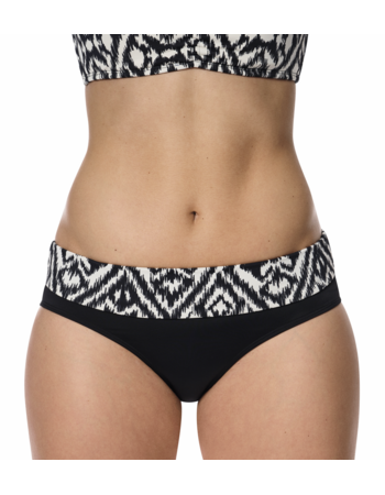 Amoena Salta bikinislip – Zwart/Off‑white