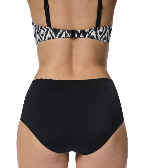 Amoena  Amoena Salta bikinislip met brede omslag – Zwart/Off‑white  Waarom? - De H1 hoort nooit je winkelnaam te bevatten - De H1 moet puur het product beschrijven - “Bodyfashion Born” hoort alleen in de SEO‑title, niet in de H1 - Dit is consistent met je andere