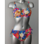 Kuala Lumpur (Prothese) bikinitop zonder beugel, bandeau model met  frisse bloemenprint