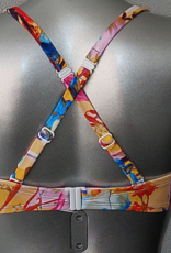 Amoena  Kuala Lumpur (Prothese) bikinitop zonder beugel, bandeau model met  frisse bloemenprint