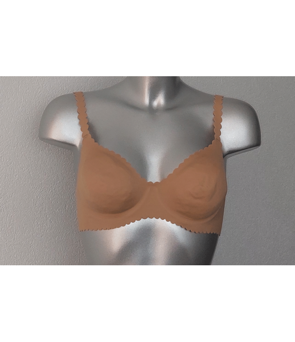 Dim  Dim Body touch naadloze Bh met beugel, kleur zwart, wit, blue lagoon of skin