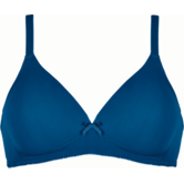 Naturana Lini Bh zonder beugel & licht voorgevormde cup kleur mykonos blauw
