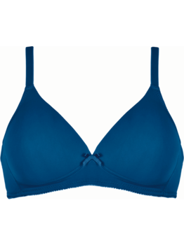 Naturana Lini Bh zonder beugel & licht voorgevormde cup kleur mykonos blauw