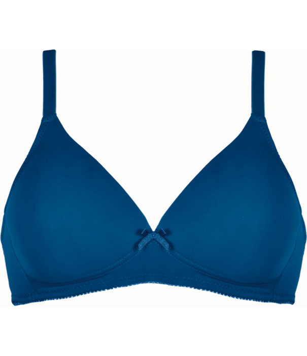 Naturana Naturana Lini Bh zonder beugel & licht voorgevormde cup kleur mykonos blauw