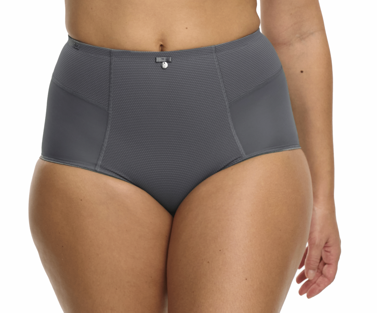 Susa Susa Capri microfaser maxislip met licht corrigerend voorpand basis kleur cool grey