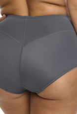 Susa Susa Capri microfaser maxislip met licht corrigerend voorpand basis kleur cool grey