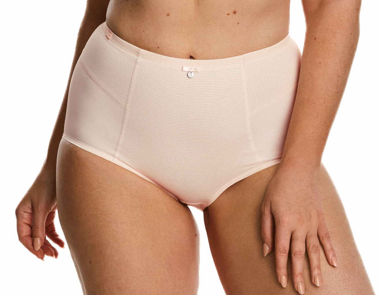 Susa Susa Capri microfaser maxislip met licht corrigerend voorpand basis kleur soft peach