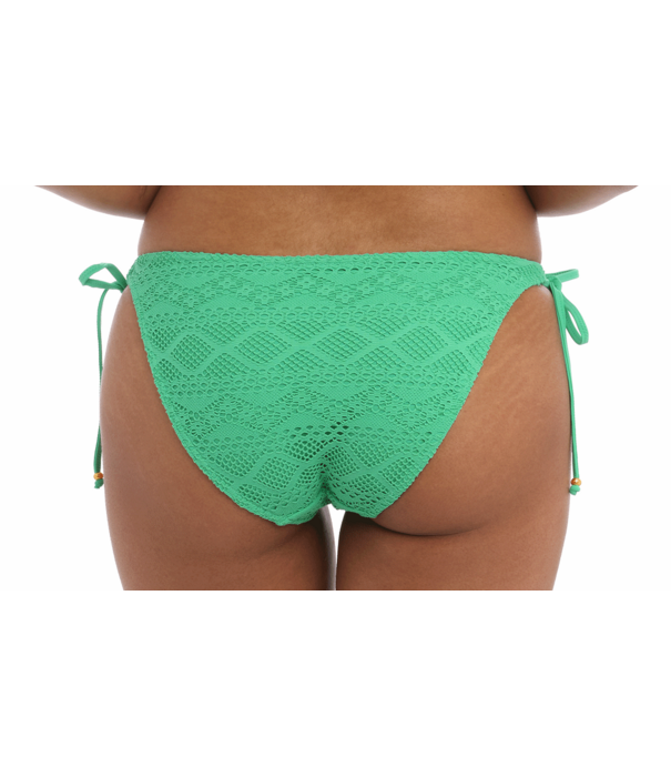 Freya Freya  Sundance bikinislip heupmodel met sierstrikjes kleurJade maat 38-S, 40-M of 42-L nog leverbaar