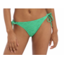Freya  Sundance bikinislip heupmodel met sierstrikjes kleurJade maat 38-S, 40-M of 42-L nog leverbaar