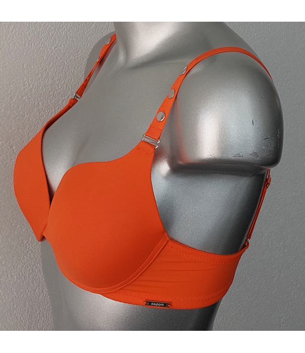 Sapph Sapph Voom Voom Multiway Bh met licht Push Up effect kleur oranje mt A70 of B70, mocca E70, rood B70