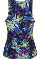 Amoena  Lagos aansluitende prothese Tankinitop zonder beugel, kleur zwart-print multicolour