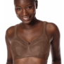 Amoena Isadora prothese bh zonder beugel – kleur  mocha – stevige tweedelige cup, katoenen prothesehoesjes & elegant Paisley‑motief