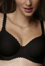 Dim   Body touch naadloze Bh met beugel, kleur zwart, wit, blue lagoon of skin
