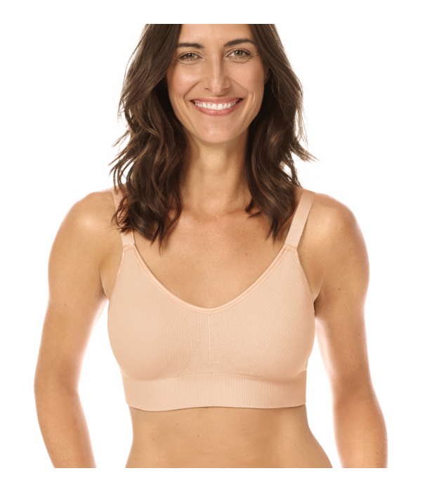 Amoena Eliza Prothese BH zonder Beugel – Zacht, Soepel & Naadloos Comfort – Blush/Zwart