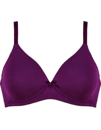 Naturana Lini Bh zonder beugel & licht voorgevormde cup de kleur bessen