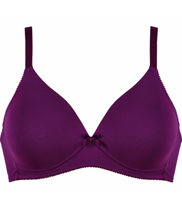 Naturana Naturana Lini Bh zonder beugel & licht voorgevormde cup de kleur bessen