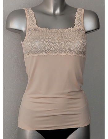 Nina von C Liviya hooggesloten top – Soft Peach