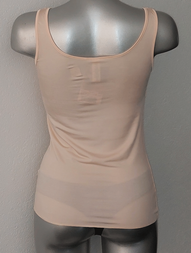 Nina von C Nina von C- Liviya (prothese) top in modal/viscose kwaliteit met breed elastisch kant kleur peach
