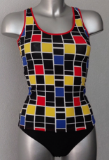 Sapph   Expression cotton stretch top zwart of wit met print