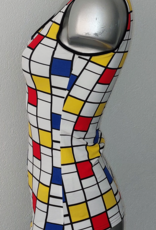 Sapph   Expression cotton stretch top zwart of wit met print