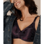 Naturana Lydia Minimizer Bh zonder beugel kleur aubergine