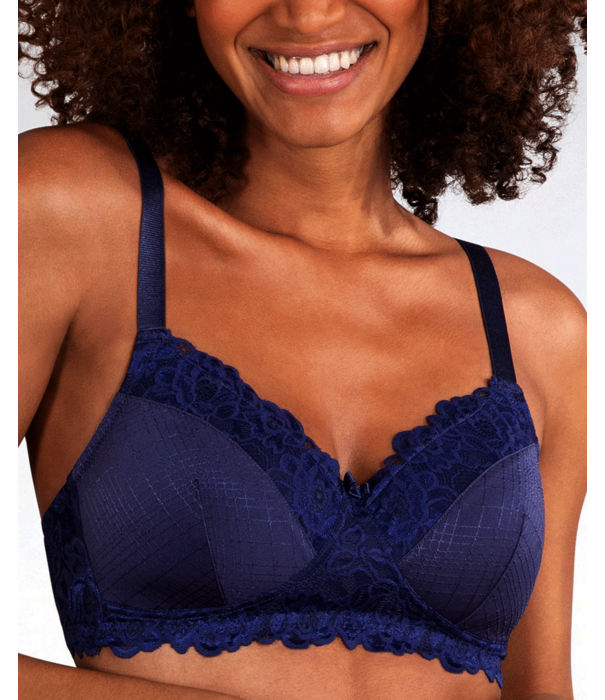 Naturana Lianna prothese Bh zonder beugel & licht voorgevormde cup kleur navy