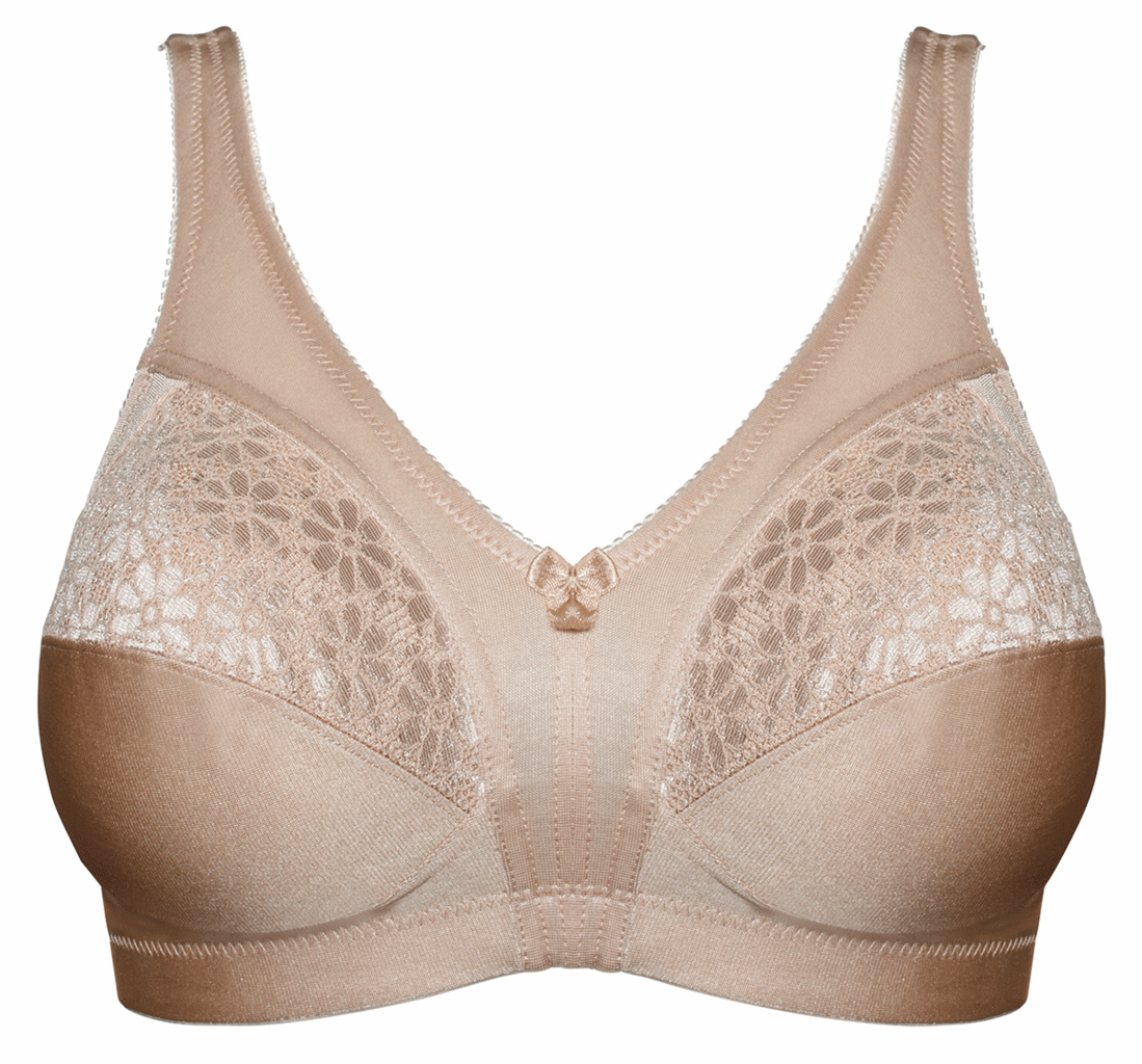 Naturana Davina microfaser Bh zonder beugel kleur wit of huid