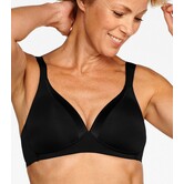 Naturana Andalusia  Bh zonder beugel & lichte voorvorm kleur zwart