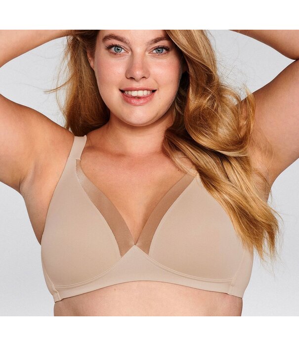 Naturana Naturana Andalusia  Bh zonder beugel & lichte voorvorm kleur skin