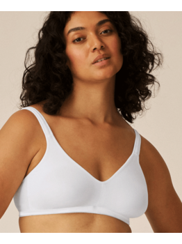 Naturana Naturana meegroei Bh dubbellaags zonder beugel kleur wit, zwart,marineblauw, ivoor of huid