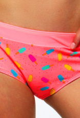 Boobs & Bloomers  Candy halterbikinitop & short kleur pink print ijsjes
