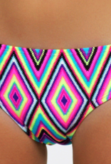 Boobs & Bloomers  Ella bandeaubikinitop & bikinibroekje zig zag multicolour