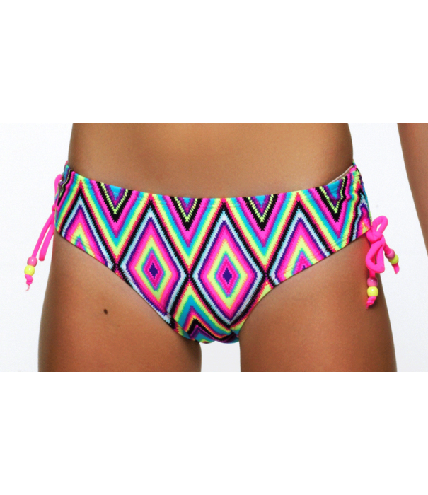 Boobs & Bloomers  Ella bandeaubikinitop & bikinibroekje zig zag multicolour