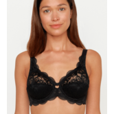 Susa Latina Bh met beugel  kleur zwart , mt B75 t/m grijs D110 & mt E75 t/m E100