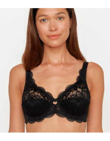Susa Latina Bh met beugel kleur zwart mt B75 t/m D110 & mt E75 t/m E100