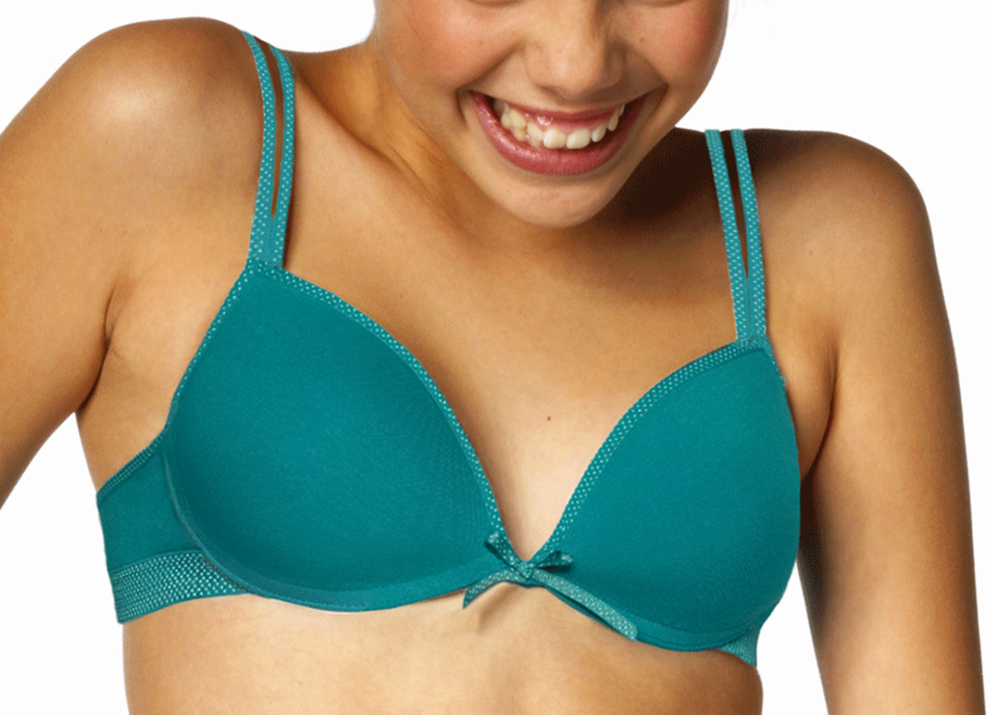 Boobs & Bloomers  Audrey Bh zonder beugel & boxershort kleur turquoise groen
