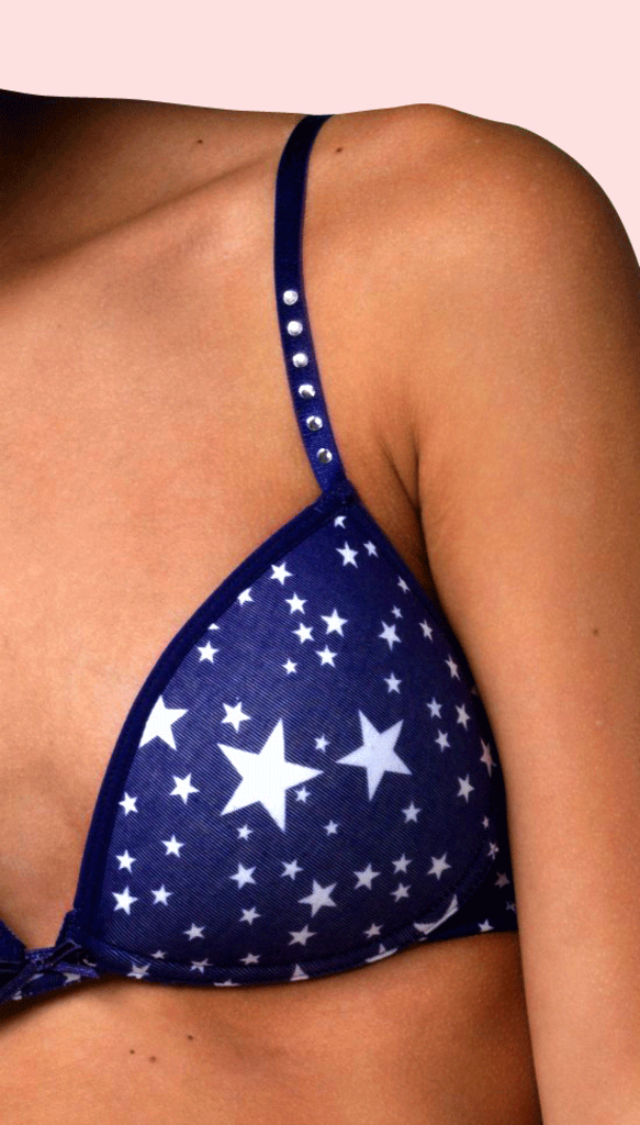 Boobs & Bloomers oobs & Bloomers Sparkling Stars Bh zonder beugel & lichte voorvorm