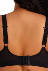 Elomi lingerie  Charley Plunge Bh met beugel & sidesupport kleur zwart