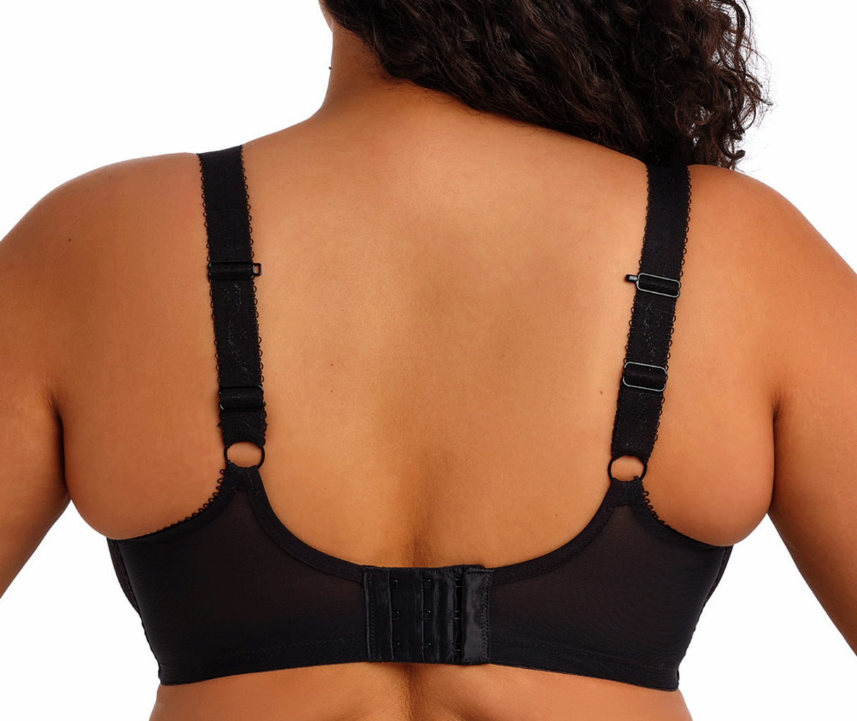 Elomi lingerie  Charley Plunge Bh met beugel & sidesupport kleur zwart