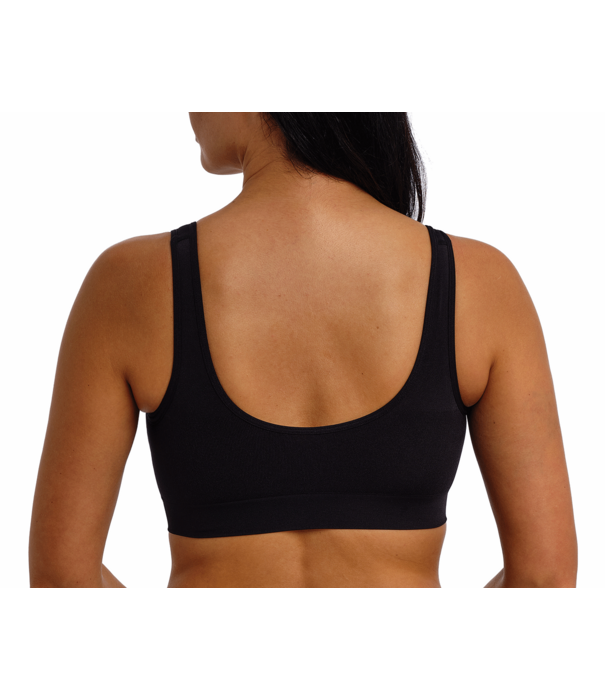 Wacoal B-smooth naadloze prothese bh zonder beugel naadloos, met voorsluiting & lichte compressie, basis kleur sand of zwart