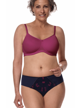 Amoena  Amoena Mara prothese Bh zonder beugel & lichte voorvorm in cup kleur magenta