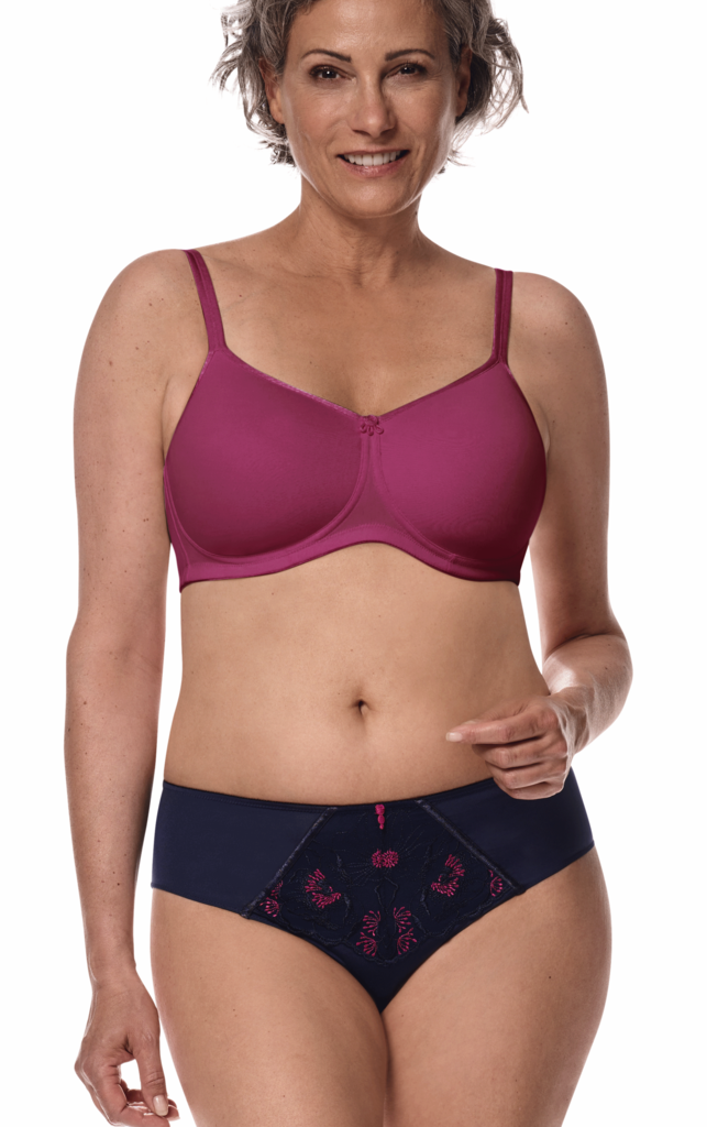 Amoena   Mara prothese Bh zonder beugel & lichte voorvorm in cup kleur magenta