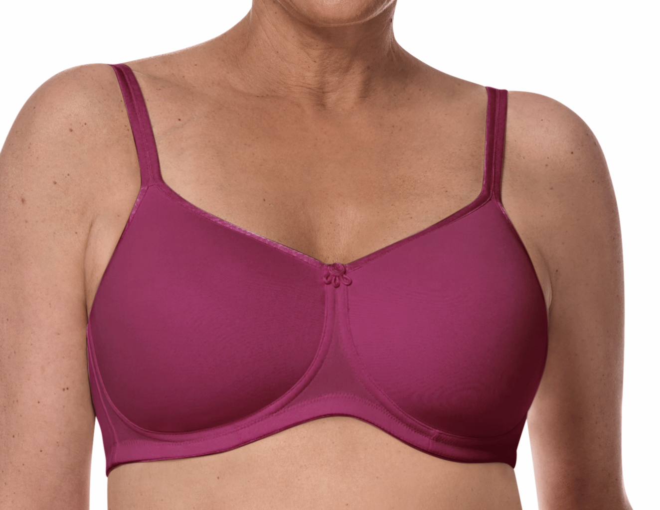 Amoena   Mara prothese Bh zonder beugel & lichte voorvorm in cup kleur magenta