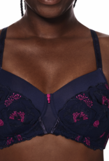 Amoena Delila multiway prothese Bh zonder beugel, licht voorgevormde cup kleur blue/magenta