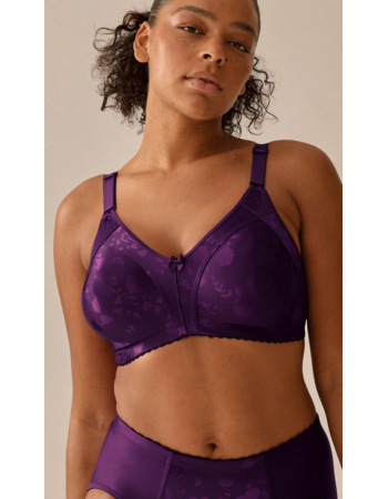 Naturana Lydia Minimizer Bh zonder beugel kleur bietenrood