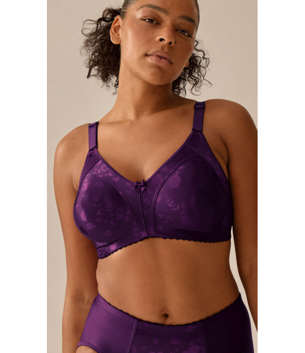 Naturana Naturana Lydia minimizer bh zonder beugel in de kleur biedenrood