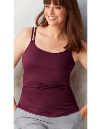 Amoena Valletta Top Burgundy – Prothese Top TENCEL™ Modal