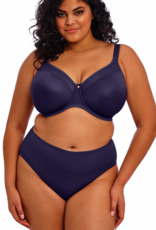 Elomi  Smooth een gladde naadloze T-shirt bh met beugel kleur midnight blue