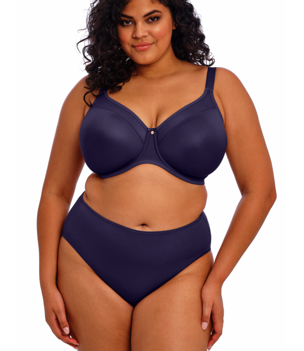 Elomi  Elomi  Smooth een gladde naadloze T-shirt bh met beugel kleur midnight blue